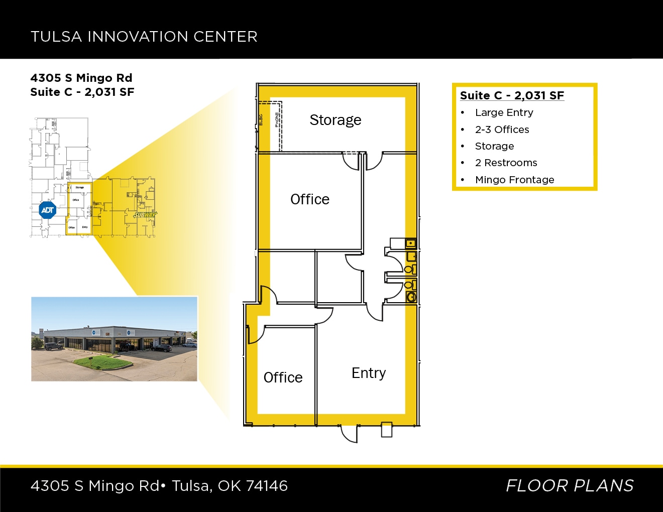 4305 S Mingo Rd, Tulsa, OK for lease Interior Photo- Image 1 of 1