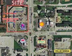 1004-1048 N Shadeland Ave, Indianapolis, IN - AERIAL map view - Image1