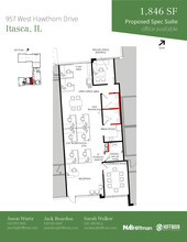 1091-1099 W Hawthorn Dr, Itasca, IL for lease Floor Plan- Image 1 of 1