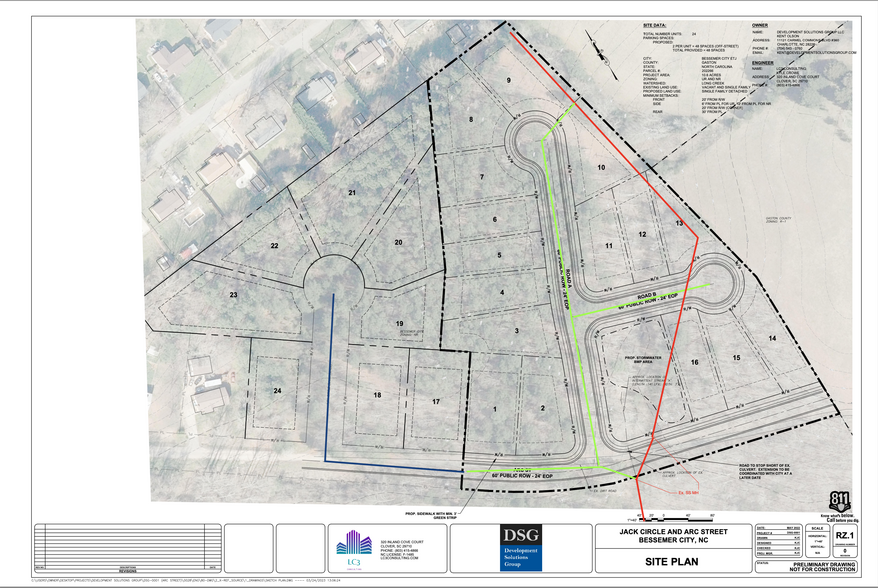 0 Arc St, Bessemer City, NC for sale - Site Plan - Image 1 of 1