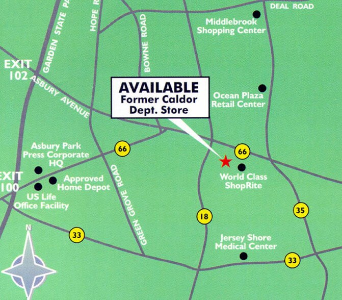 2200 State Route 66, Neptune, NJ for sale - Site Plan - Image 1 of 1