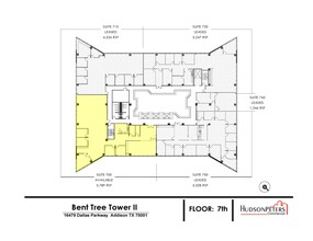 16479 Dallas Pky, Addison, TX for lease Floor Plan- Image 1 of 1