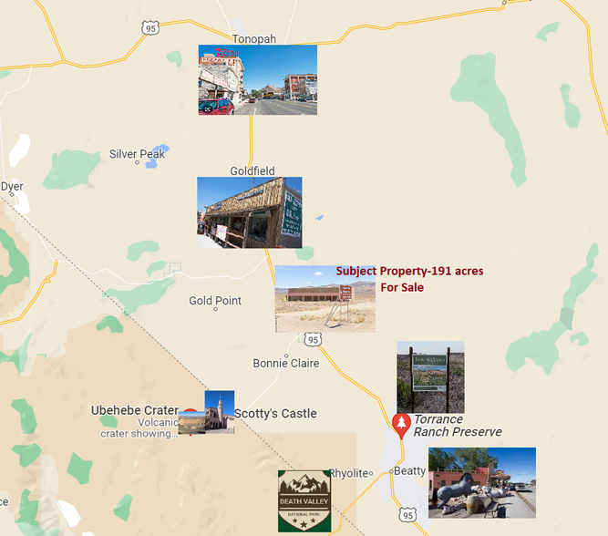 US 95, Beatty, NV 89003 191.26 acre at US 95 and Scotty's Castle Road