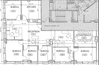 1410 Rue Stanley, Montréal, QC for lease Floor Plan- Image 1 of 2