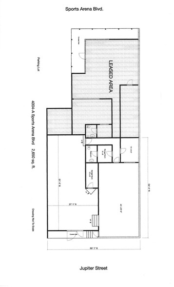 4000-4004 Sports Arena Blvd, San Diego, CA for lease - Floor Plan - Image 3 of 17