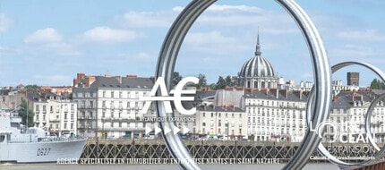 Nantes - AERIAL map view