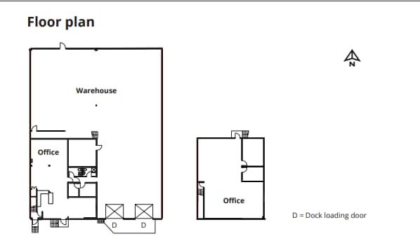 2620 Simpson Rd, Richmond, BC for lease Floor Plan- Image 1 of 1
