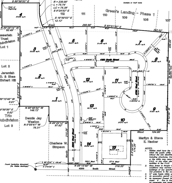 4155 S 5800 W, Hooper, UT for sale - Plat Map - Image 1 of 1