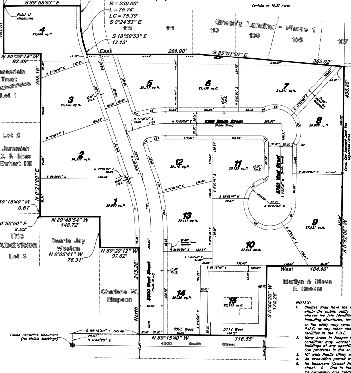 Plat Map