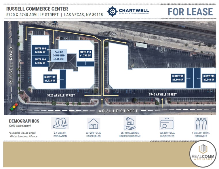5720 Arville St, Las Vegas, NV for lease - Building Photo - Image 3 of 5