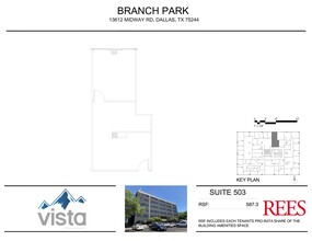 13740 Midway Rd, Farmers Branch, TX for lease Site Plan- Image 1 of 1