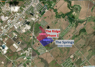 Redwood Subdivision, San Marcos, TX - aerial  map view