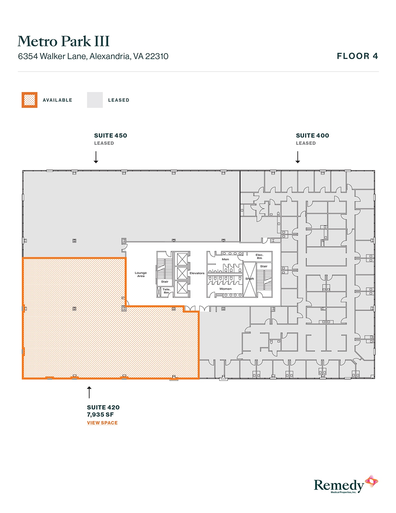 6354 Walker Ln, Alexandria, VA for lease Floor Plan- Image 1 of 2