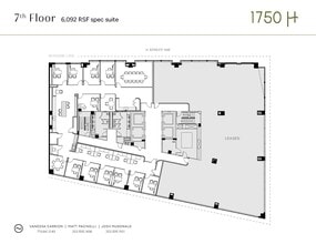 1750 H St NW, Washington, DC for lease Floor Plan- Image 1 of 5