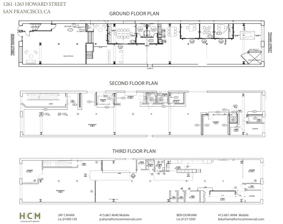1245-1263 Howard St, San Francisco, CA for lease Floor Plan- Image 1 of 1