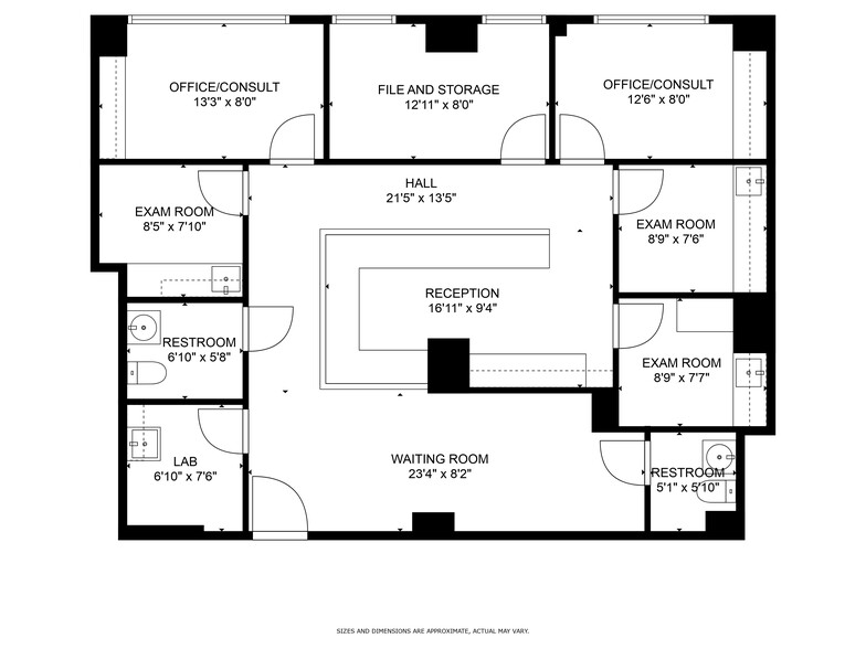 30 W 60th St, New York, NY for lease - Floor Plan - Image 2 of 36