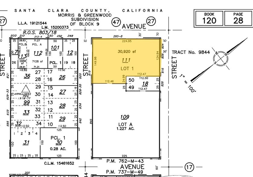 260 Homer Ave, Palo Alto, CA for lease - Plat Map - Image 2 of 6