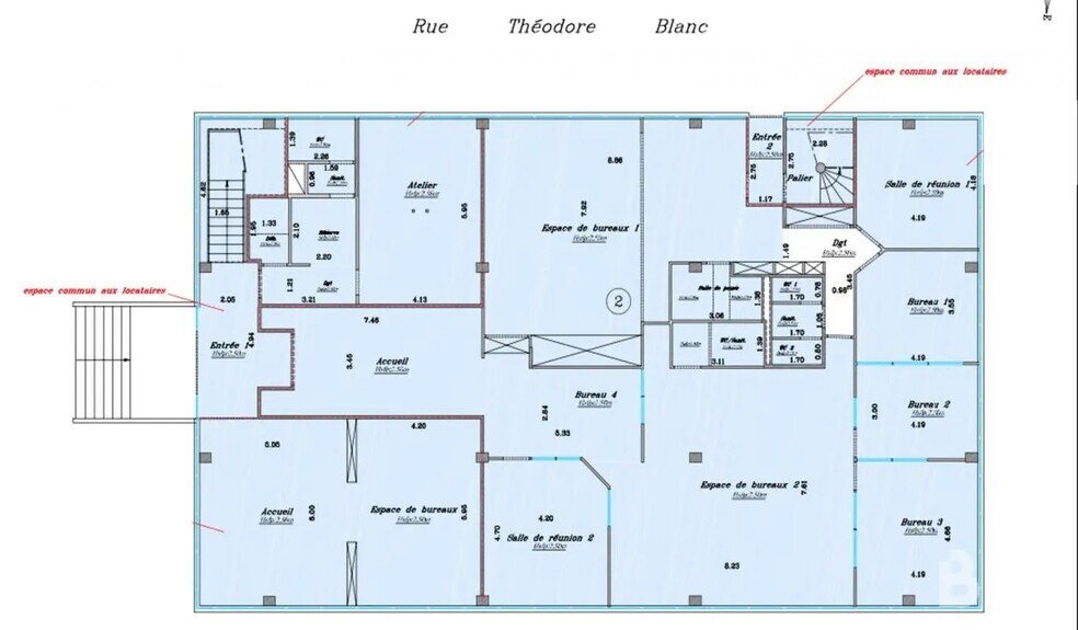 Office in Bruges for lease - Floor Plan - Image 3 of 3