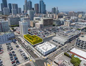 213 E 7th St, Los Angeles, CA - aerial  map view