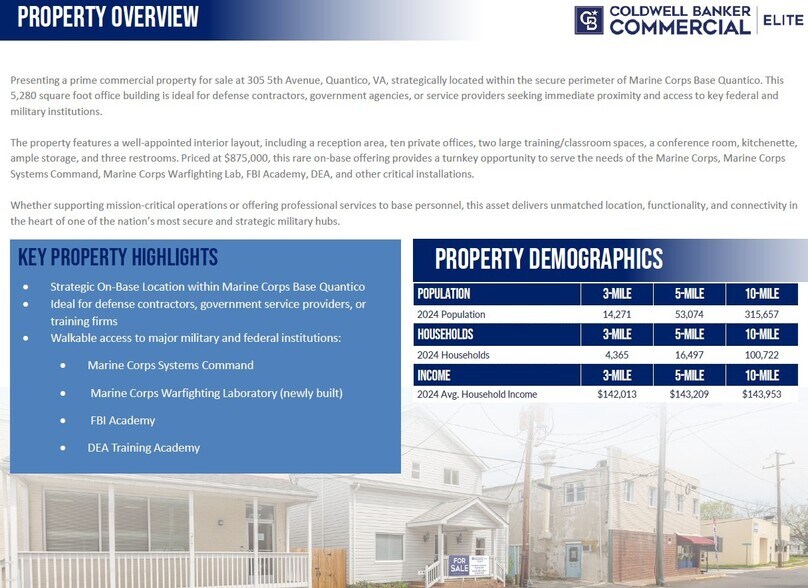 305 5th Ave, Quantico, VA for sale - Building Photo - Image 2 of 8