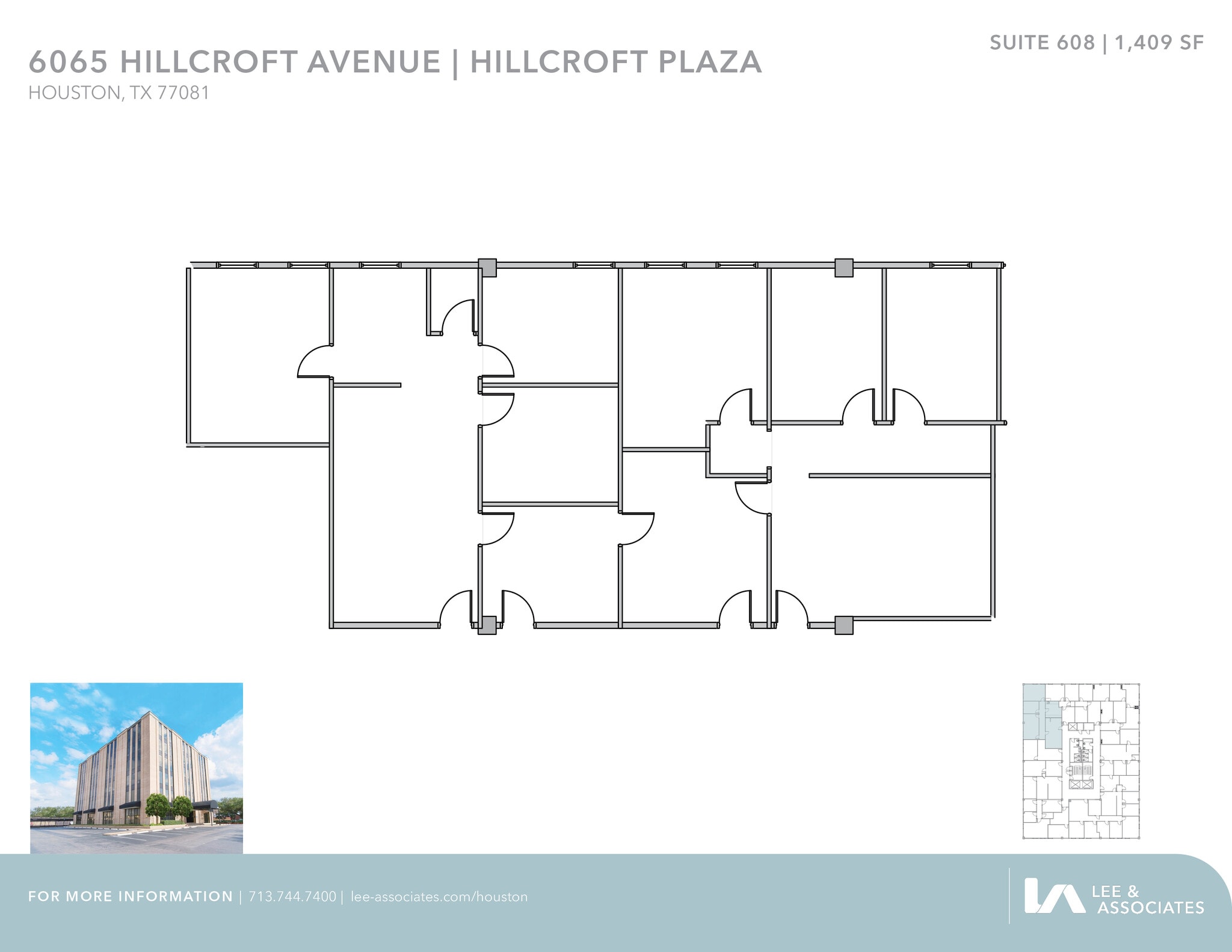 6065 Hillcroft Ave, Houston, TX for lease Floor Plan- Image 1 of 2