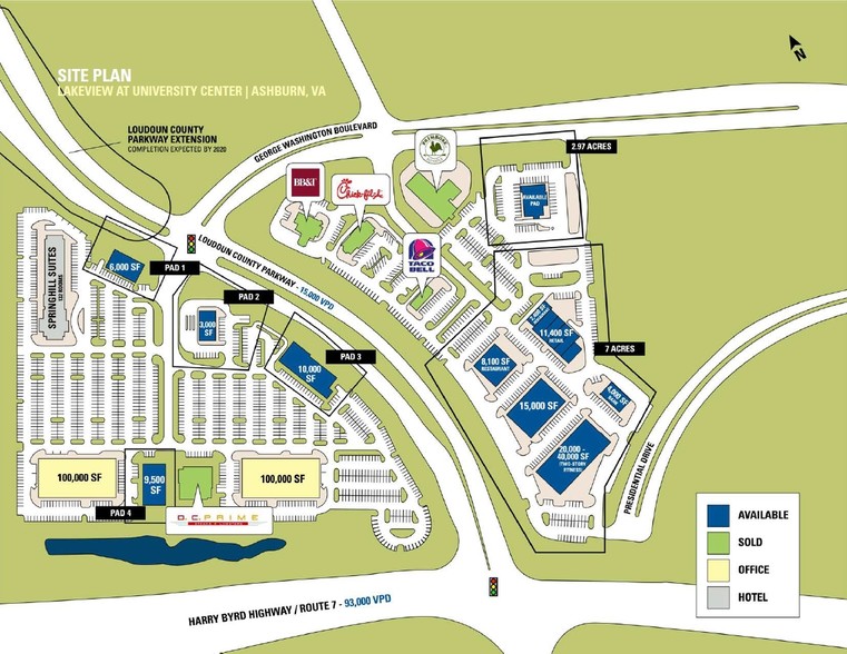 Route 7, Ashburn, VA for lease - Site Plan - Image 2 of 2