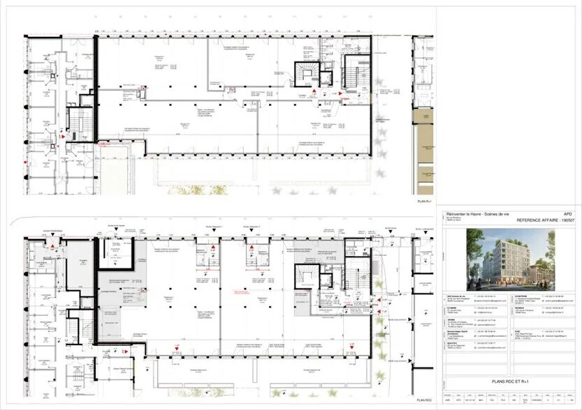 Office in Le Havre for lease - Floor Plan - Image 1 of 2