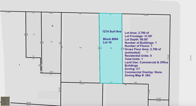 1214 Surf Ave, Brooklyn, NY for lease Floor Plan- Image 1 of 3