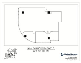 363 N Sam Houston Pky E, Houston, TX for lease Floor Plan- Image 1 of 1