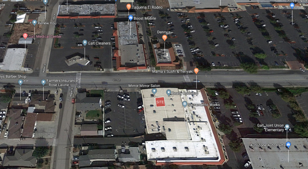 908 C St, Galt, CA for lease - Aerial - Image 3 of 4