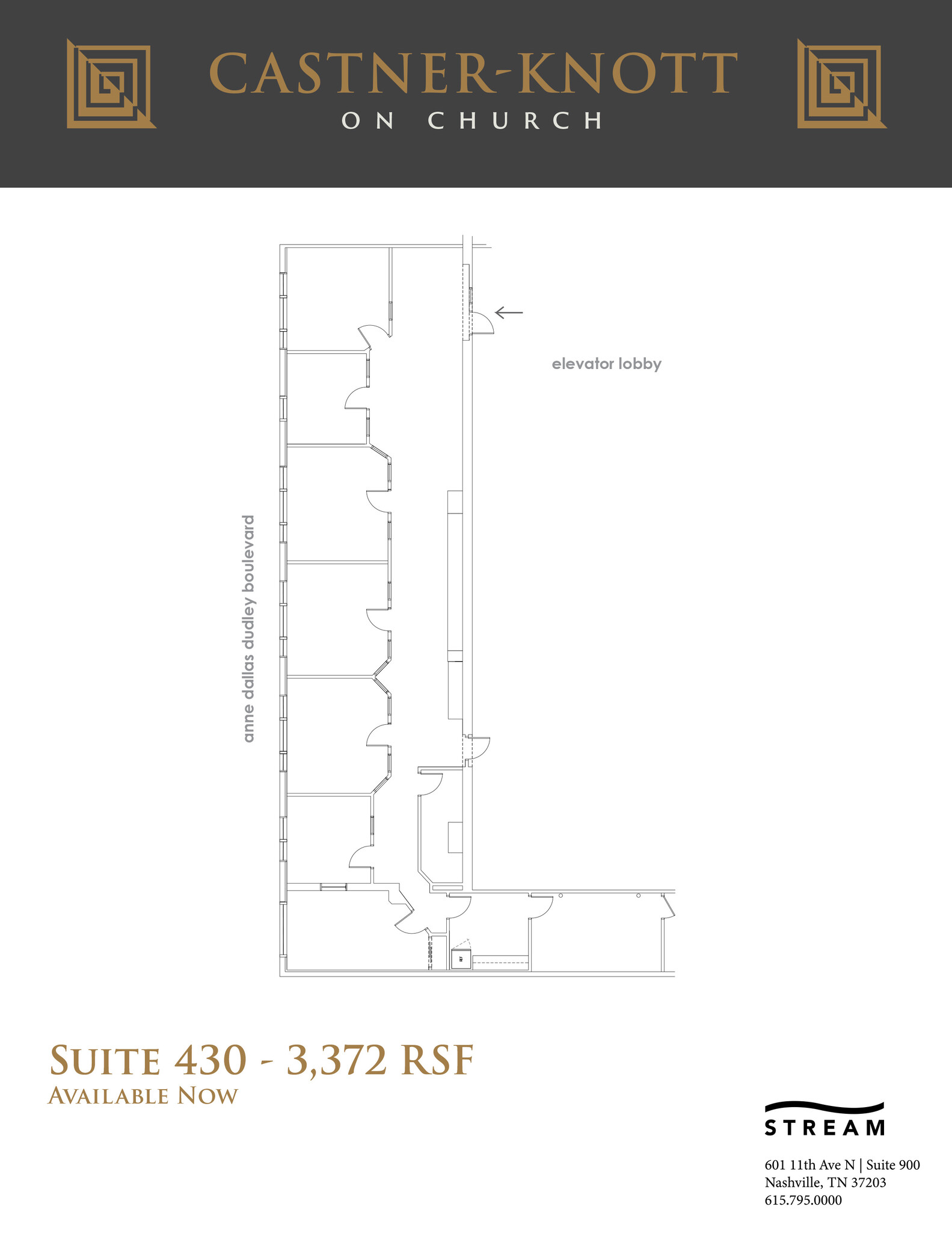 618 Church St, Nashville, TN for lease Floor Plan- Image 1 of 1