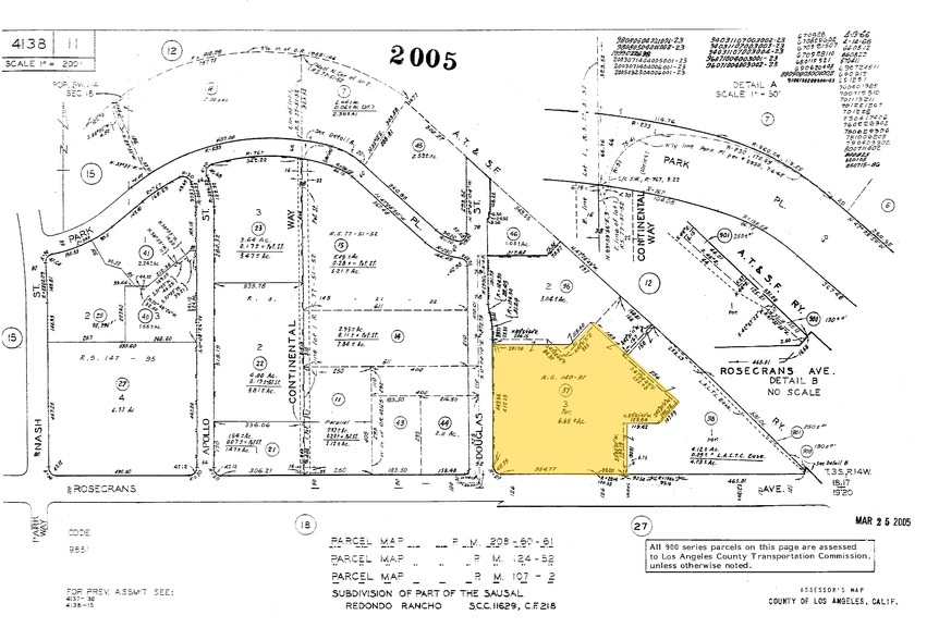 2321 Rosecrans Ave, El Segundo, CA for lease - Plat Map - Image 2 of 16