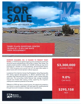 More details for 2902 Route 130, Delran, NJ - Retail for Sale