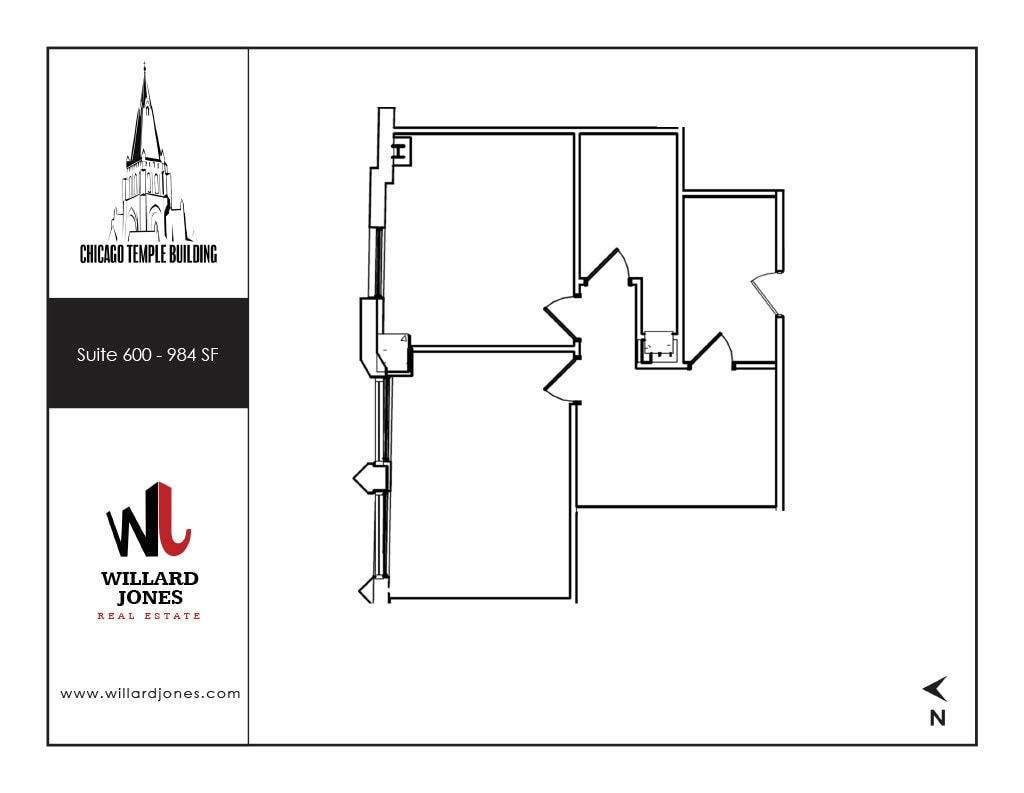 77 W Washington St, Chicago, IL for lease Floor Plan- Image 1 of 1