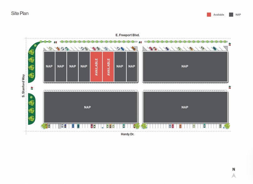 Freeport Blvd Portfolio portfolio of 2 properties for sale on LoopNet.com - Site Plan - Image 2 of 5