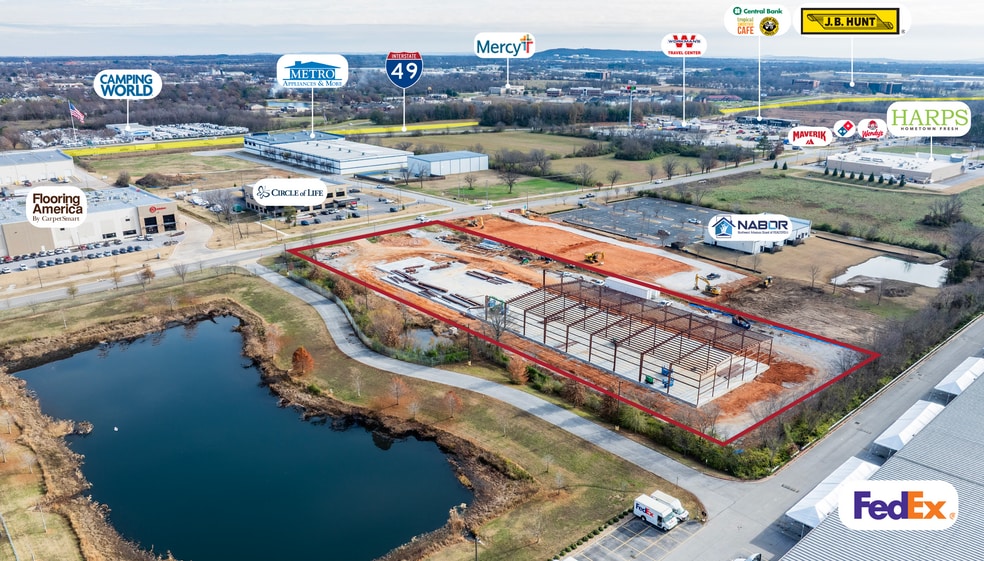 322 N Goad Springs St, Lowell, AR for lease - Building Photo - Image 1 of 8