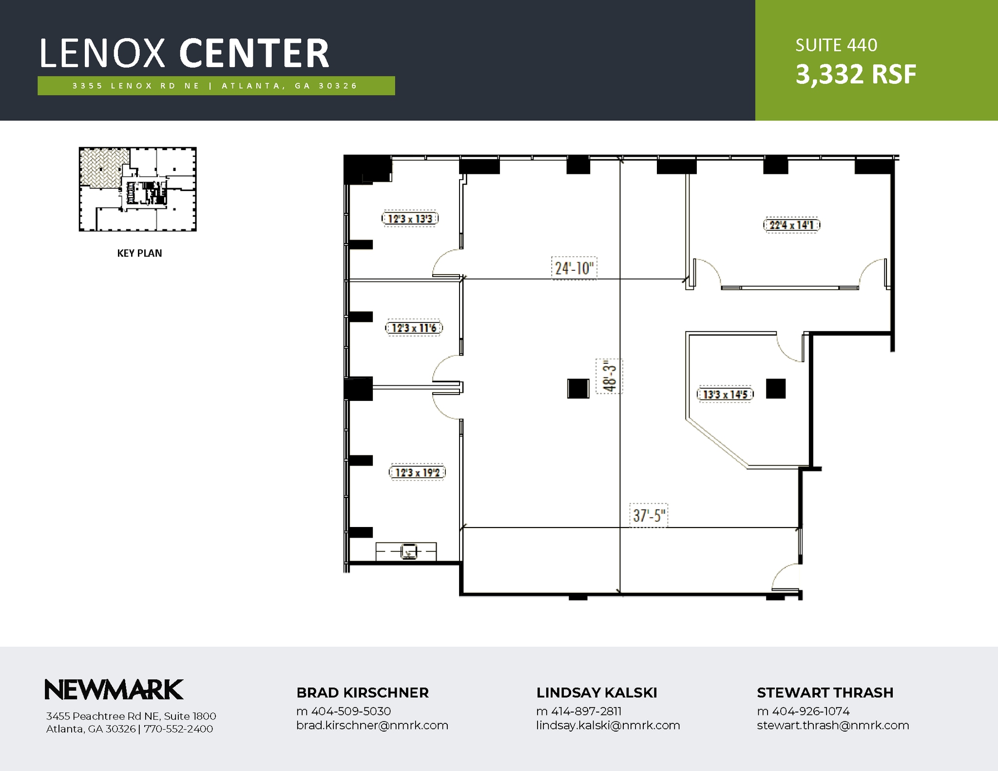 3355 Lenox Rd NE, Atlanta, GA for lease Floor Plan- Image 1 of 1