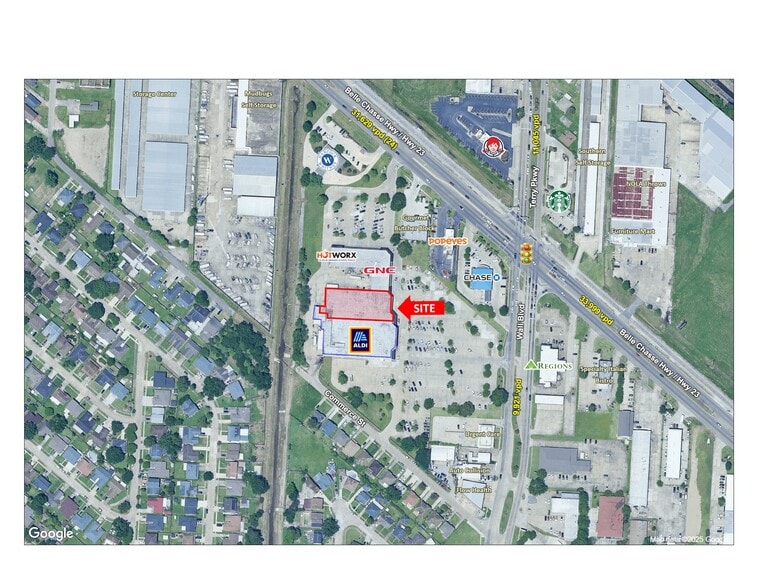 2112 Belle Chasse Hwy, Gretna, LA for lease - Aerial - Image 2 of 3