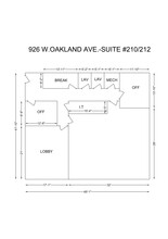 926 W Oakland Ave, Johnson City, TN for lease Site Plan- Image 1 of 1