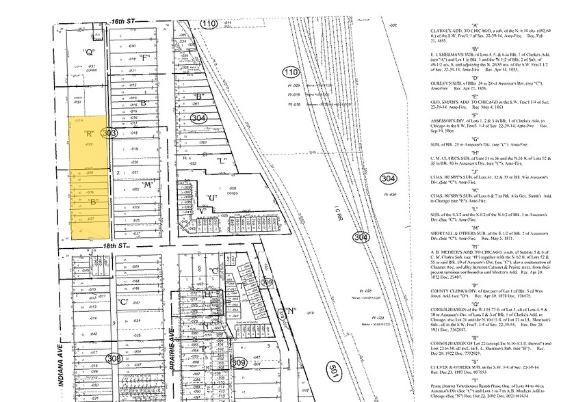 1727 S Indiana Ave, Chicago, IL for lease - Plat Map - Image 2 of 15