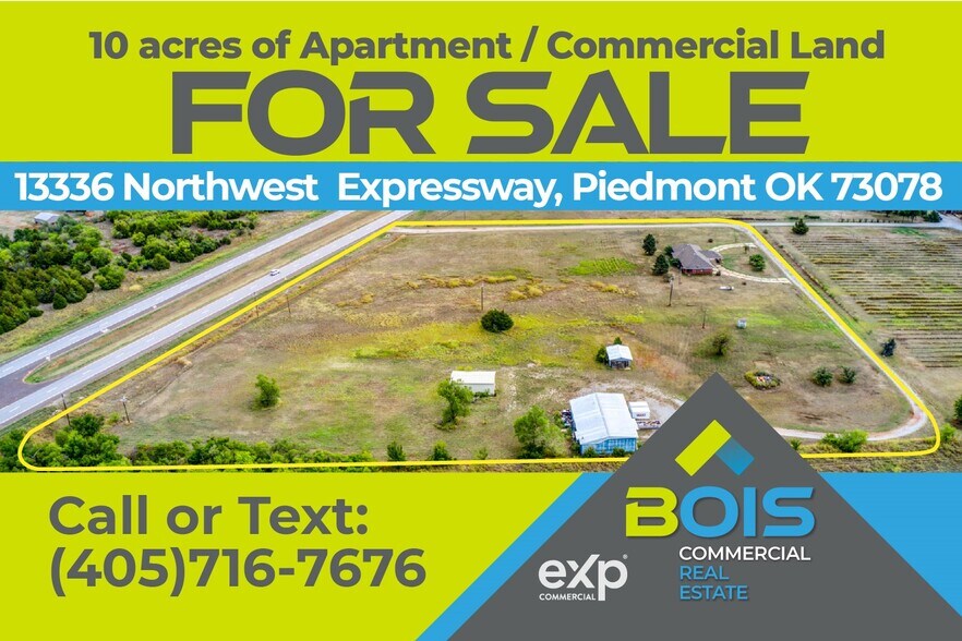13336 NW Expressway Expy, Piedmont, OK 73078 Land for Sale