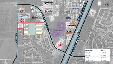 1425 S Loop 4, Buda, TX - AERIAL  map view