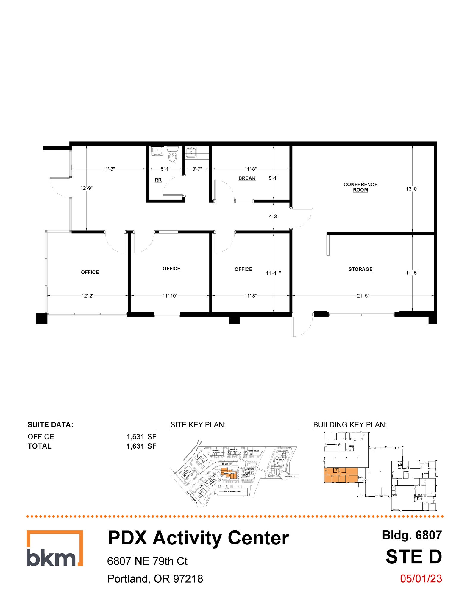 7013-7021 NE 79th Ct, Portland, OR for lease Floor Plan- Image 1 of 1