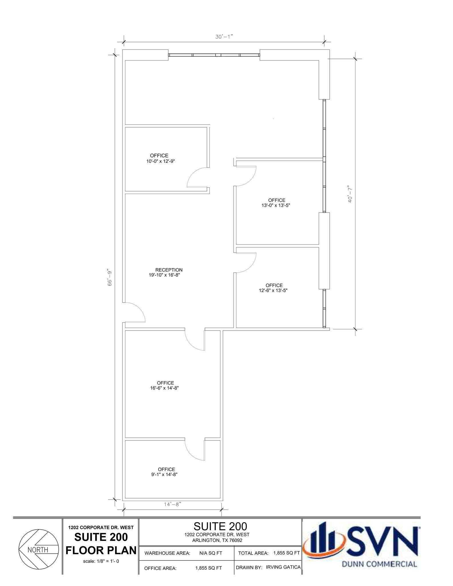 2401 Avenue J, Arlington, TX for lease Site Plan- Image 1 of 1