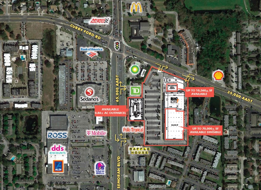 1801 S Semoran Blvd, Orlando, FL for lease Building Photo- Image 1 of 4