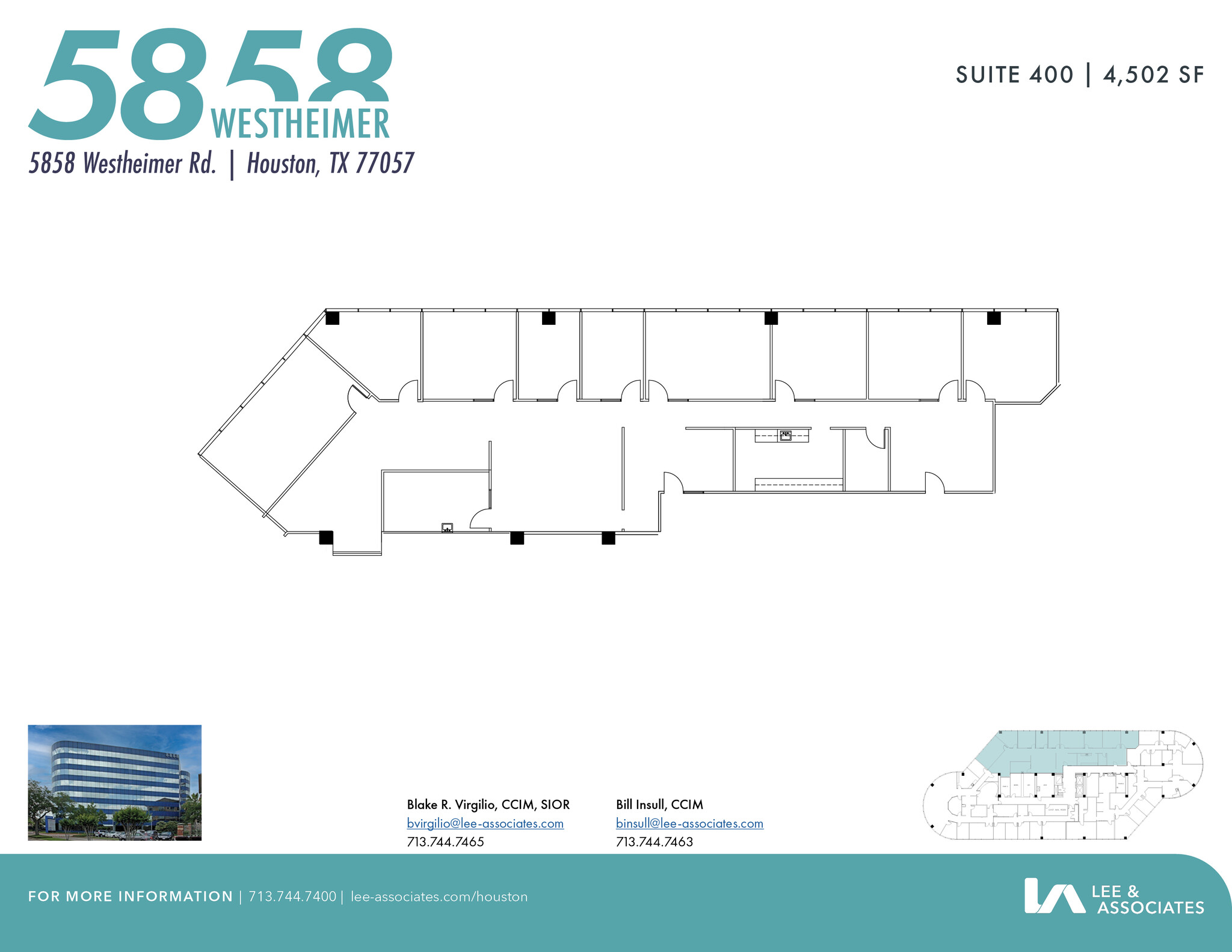 5858 Westheimer Rd, Houston, TX for lease Floor Plan- Image 1 of 2