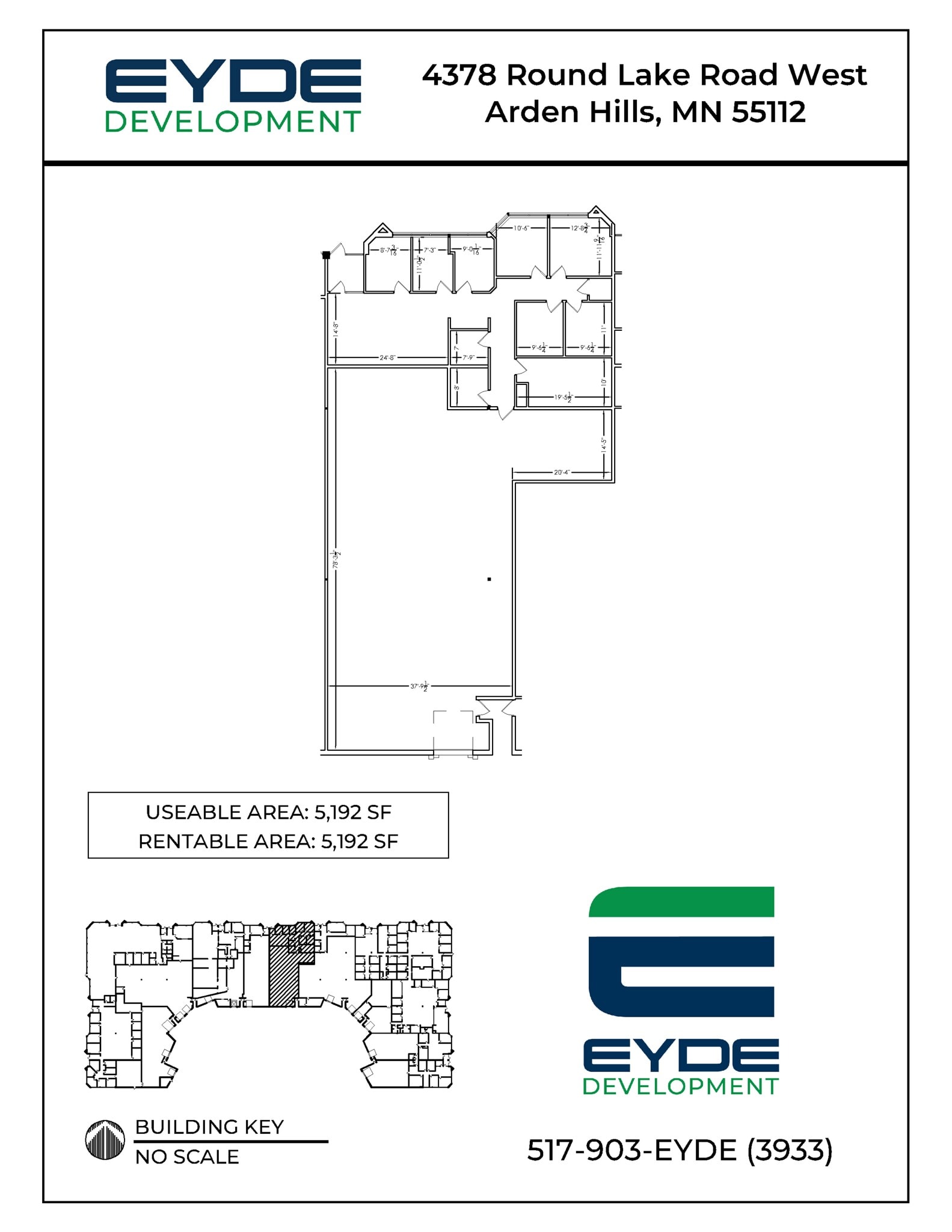 4354-4396 W Round Lake Rd W, Arden Hills, MN for lease Site Plan- Image 1 of 1