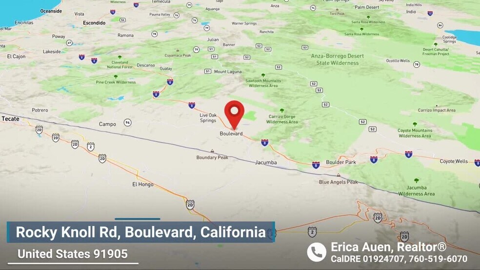 Rocky Knoll, Boulevard, CA 91905 Land for Sale