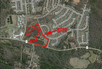 SE Corner of Hwy 17 & 1st Ave W, Alabaster, AL - AERIAL  map view