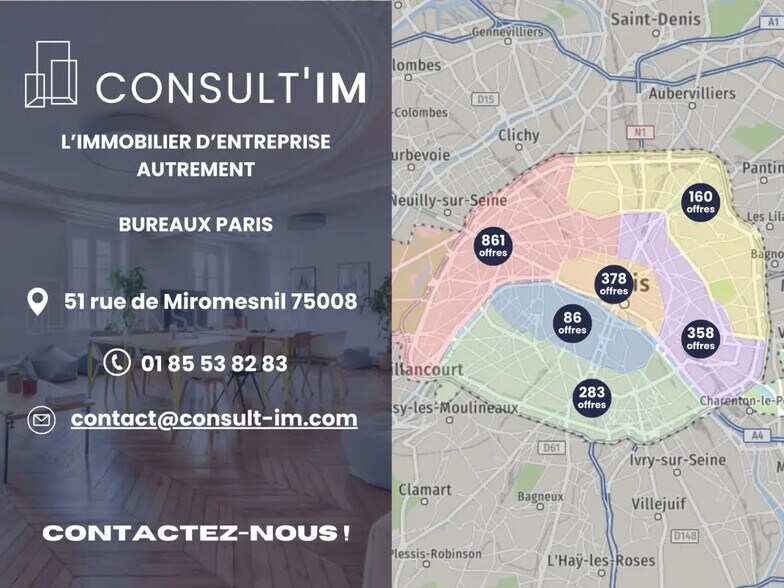 Office in Paris for lease - Building Photo - Image 3 of 3